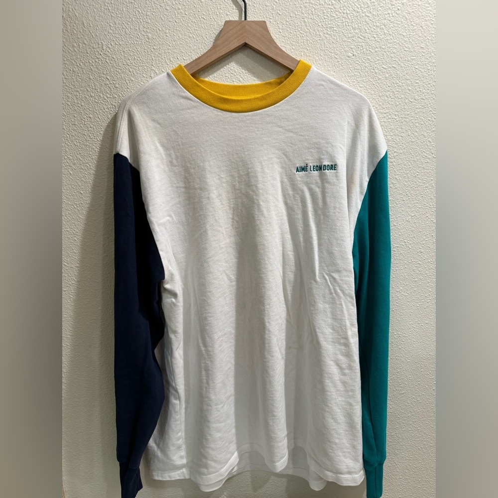 Aime Leon Dore Block Color Long Sleeve Shirt XXL